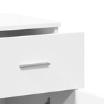 vidaXL Buffet blanc 79x38x80 cm bois d’ingénierie