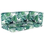 vidaXL Canapé d'angle palette de jardin bois de pin imprégné