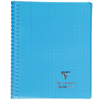 Cahier Protège-cahier Koverbook Spirale Polypro 17x22cm 160p Séyès coloris Alé... CLAIREFONTAINE