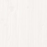 vidaXL Lit superposé 90x200/140x200 cm blanc bois de pin massif