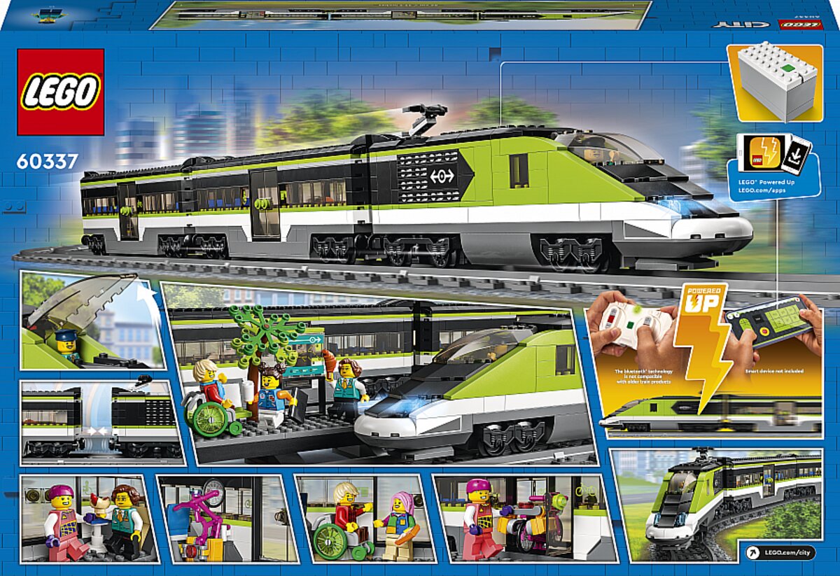 LEGO City 60337 pas cher, Le train de voyageurs express