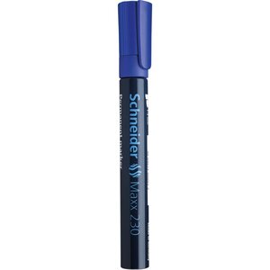 Marqueur permanent Aluminium Maxx 230 Pte Ogive 1-3 mm bleu SCHNEIDER
