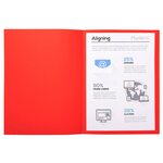 Paquet De 100 Chemises Forever® 220 100  Recyclé - 24x32cm - Rouge - X 5 - Exacompta