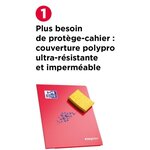 OXFORD - Cahier Easybook agrafé - 24 x 32 cm 96p seyes - 90g - Rouge