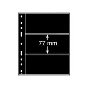 Recharges noires Optima à 3 bandes pour carnets petits blocs.