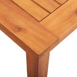 vidaXL Ensemble à manger d'extérieur 7 Pièces et coussins Acacia solide