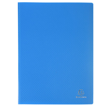 Protège-documents En Polypropylène Souple Opak 200 Vues - A4 - Bleu Clair - X 8 - Exacompta
