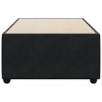 vidaXL Cadre de lit Noir 80x200 cm Velours