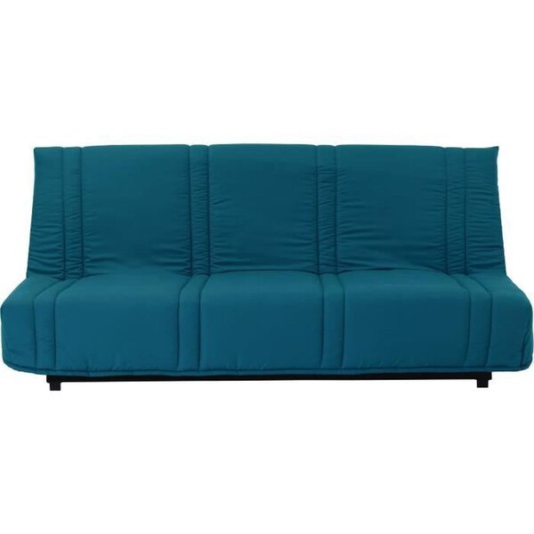 Banquette clic clac 3 places - Bleu canard -193 x 92 cm - LENA