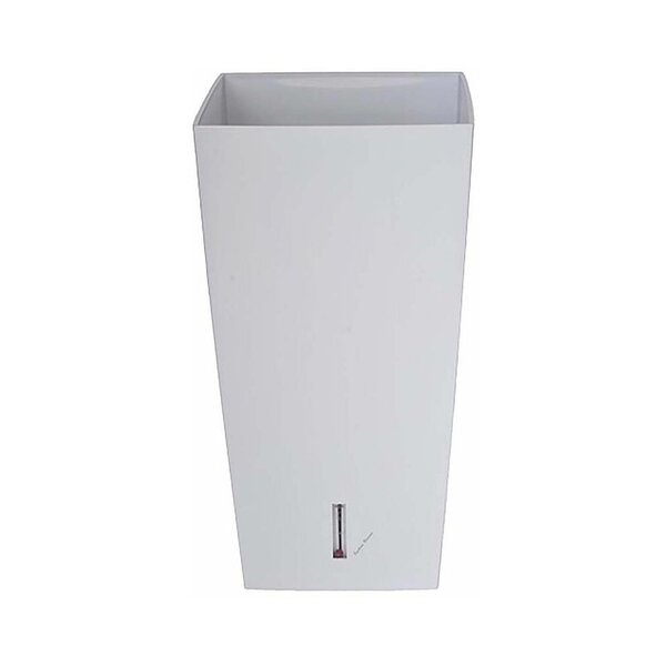 Pot en plastique carré avec réserve d'eau 52 cm eva