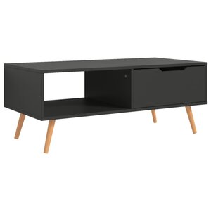 vidaXL Table basse Gris 100x49 5x43 cm Bois d'ingénierie
