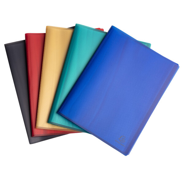 Protège-documents Pp Recyclé Semi-rigide 200 Vues Opak - Couleurs Assorties - X 10 - Exacompta