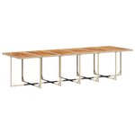 vidaXL Ensemble à manger de jardin et coussins 13 Pièces beige