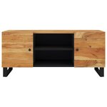 vidaXL Meuble TV 105x33x46 cm Bois d'acacia massif