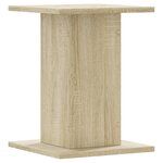 vidaXL Supports pour plantes 2 Pièces chêne sonoma bois d'ingénierie
