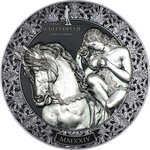 Pièce de monnaie en Argent 20 Dollars g 93.3 (3 oz) Millésime 2024 Eternal Sculptures II LADY GODIVA