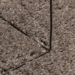 vidaXL Tapis ISTAN à poils longs aspect brillant gris 100x200 cm