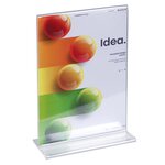 Porte-visuel Droit Vertical A6 - Cristal - X 30 - Exacompta