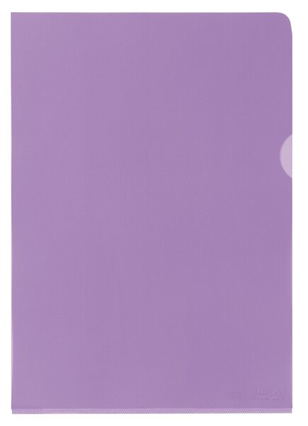 pack de 25 pochettes transparente Premium, A4, PVC, clair, violet ELBA