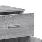 vidaXL Buffet sonoma gris 79x38x80 cm bois d'ingénierie