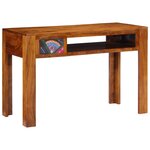 vidaXL bureau 110x50x73 cm en bois massif d'acacia
