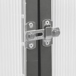 vidaXL Serre avec cadre de base anthracite 169x114x202 cm aluminium