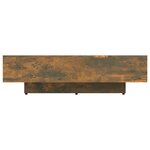 vidaXL Table basse chêne fumé 100x49 5x31 cm bois d'ingénierie