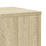 vidaXL Supports pour plantes 2 Pièces chêne sonoma bois d'ingénierie