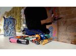 Marqueur pointe large conique PC7M O Orange x 6 POSCA
