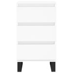vidaXL Buffet blanc 40x35x70 cm bois d’ingénierie