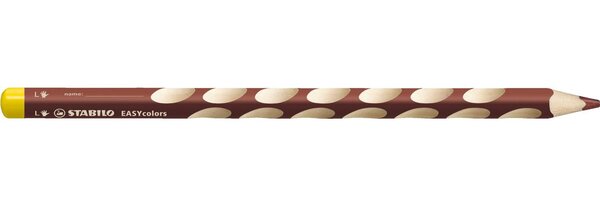 Crayon de couleur ergonomique EASYcolors Gaucher Marron STABILO