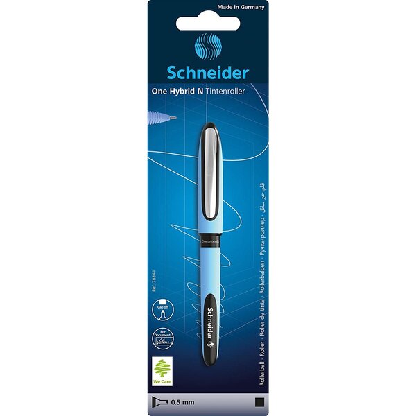 Roller à encre one hybrid n 05 noir blister 1 pièce schneider