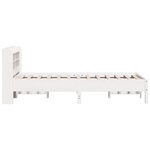vidaXL Cadre de lit sans matelas blanc 100x200 cm bois de pin massif