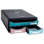 Module De Classement Small Box 3 Tiroirs Skandi - Couleurs Assorties - Exacompta