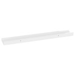 vidaXL Étagères murales 4 Pièces Blanc brillant 60x9x3 cm