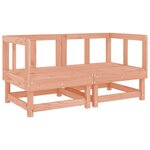 vidaXL Canapés d'angle de jardin 2 Pièces bois massif douglas