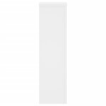 vidaXL Supports pour plantes 2 Pièces blanc 17x17x60 cm bois d'ingénierie