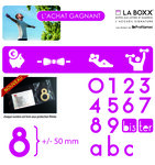 Numéro 9-Numéro adhésif pour boîtes aux lettres - Vinyle épais texturé, hauteur 50 mm - Carbone
