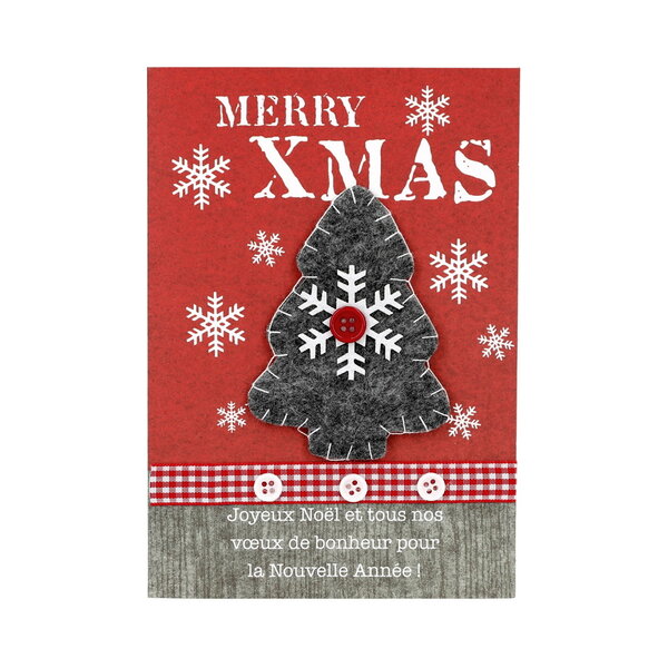 Carte de voeux - fêtes de fin d'année - joyeux noël - merry xmas