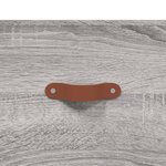 vidaXL Buffet haut Sonoma gris 69 5x34x180 cm Bois d'ingénierie
