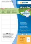 Etiquettes universelles special, 96 x 63,5 mm, blanc herma