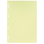 Feuillets mobiles s/film 21x29 7 jaune 100p séyès 80g pack de 50 calligraphe