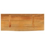 vidaXL Dessus de table à bord vivant 70x20x2 5 cm bois massif manguier