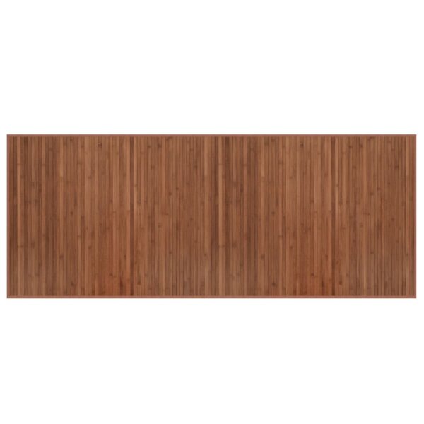 vidaXL Tapis rectangulaire marron 80x200 cm bambou