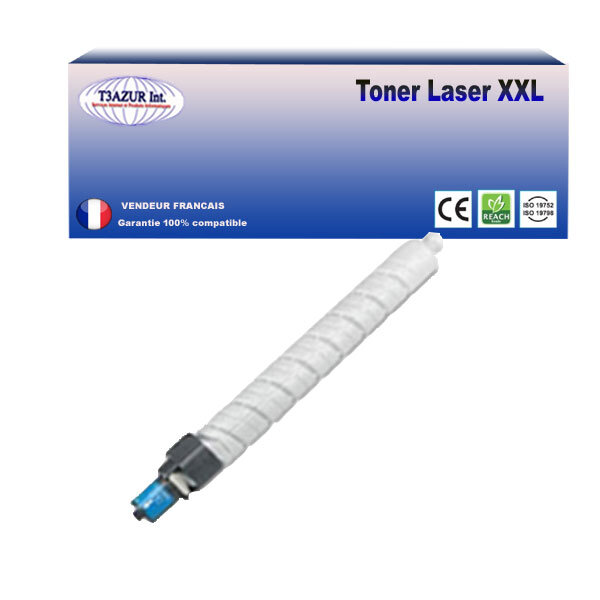 Toner compatible avec ricoh aficio  mpc3002  mpc3502  cyan - 18 000 pages - t3azur