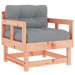 vidaXL Salon de jardin 7 Pièces avec coussins bois massif douglas