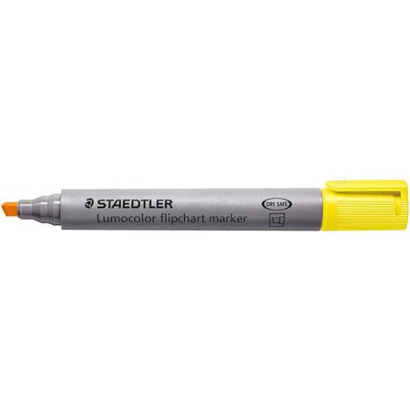 Marqueur de conférence lumocolor 356b  jaune staedtler