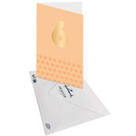 Carte D'anniversaire 6 Ans En Or - Orange - A Message - Pour Enfant Garçon Fille - 11 5 X 17 Cm - Draeger paris