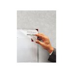 Pochette d'affichage adhésif repositionnable ouverture en coin KANG format A4 (colis de 5)