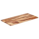 vidaXL Dessus de table Bois solide 25-27 mm 60x100 cm